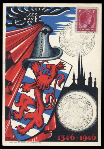 1946, Luxemburg, 363, Brief