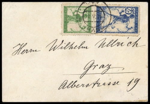 1920, Jugoslawien, 100, 104a, Brief