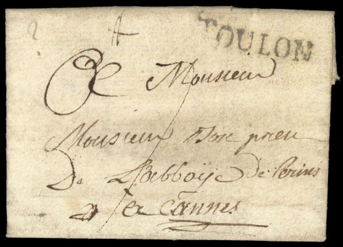 1820, Frankreich, Brief