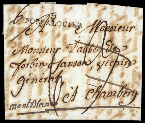 1813, Frankreich, Brief