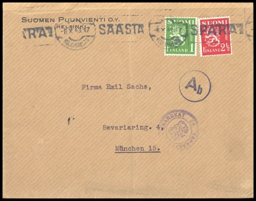 1943, Finnland, 262, 264, Brief
