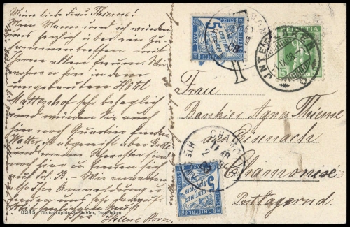 1908, Schweiz, 113, Brief