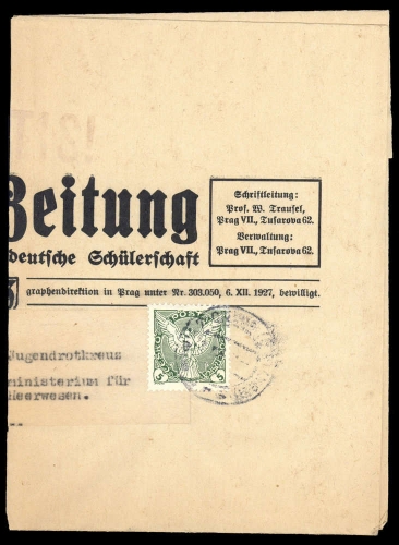 1927, Tschechoslowakei, 189, Brief
