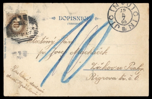 1905, Österreich, 16, Brief