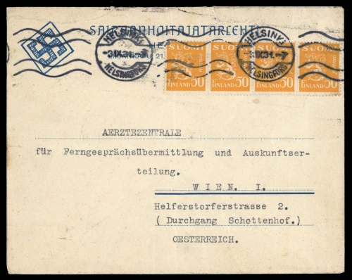 1931, Finnland, 148 (4), Brief