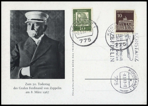 1967, Bundesrepublik Deutschland, 350, 506, Brief