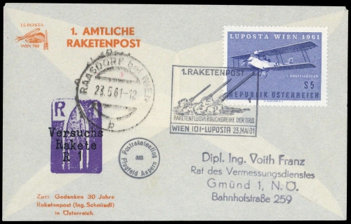 1961, Österreich, 1085, Brief