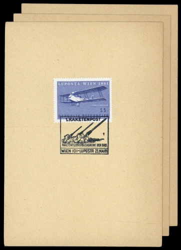 1961, Österreich, 1085 u.a., Brief