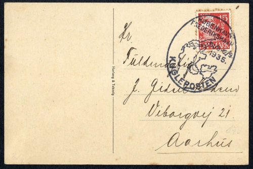 1935, Dänemark, 168, Brief