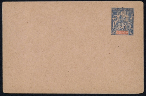 1901, Dahomey, Brief