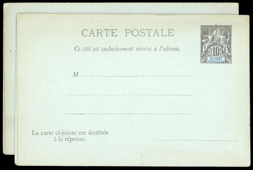 1901, Guinea, Brief