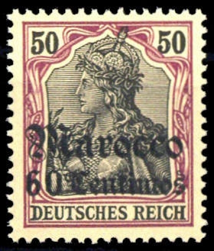 1905, Deutsche Auslandspost Marokko, 28, **