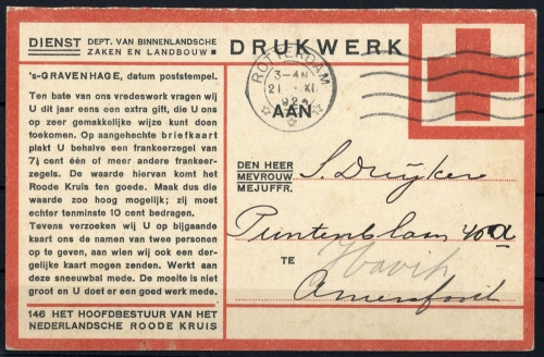 1926, Int.Organisationen,Rotes Kreuz,, Brief