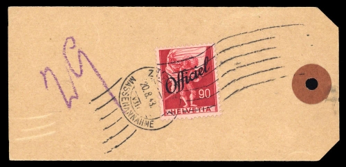 1942, Schweiz Dienstmarken für Bundesbehörden, 59