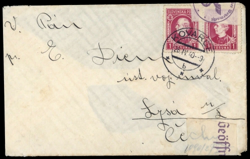 1939, Slowakei, 40 (2), Brief