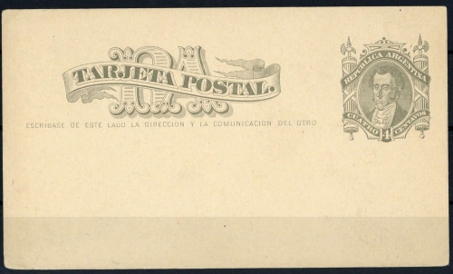 1878, Argentinien, P 1, Brief