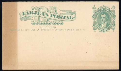 1878, Argentinien, P 2, Brief