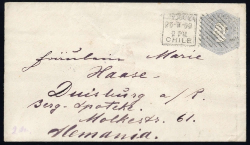 1873, Chile, U 2 A, Brief