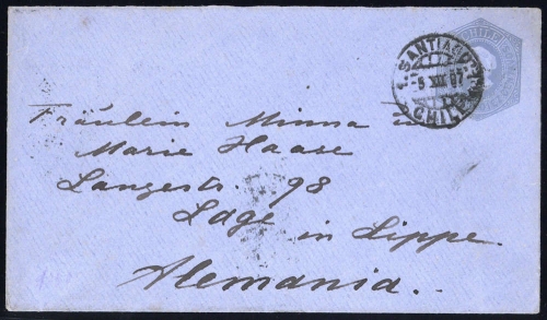 1873, Chile, U 2 B, Brief