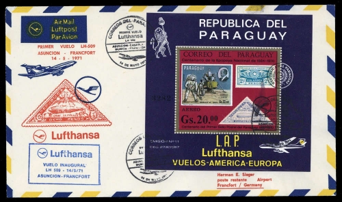 1971, Paraguay, Bl. 167, Brief