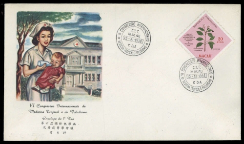 1958, Macau, 415, FDC