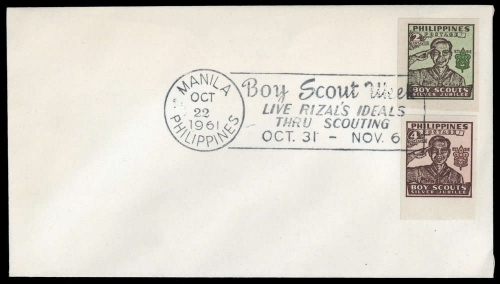 1948, Philippinen, 490-91 B, Brief