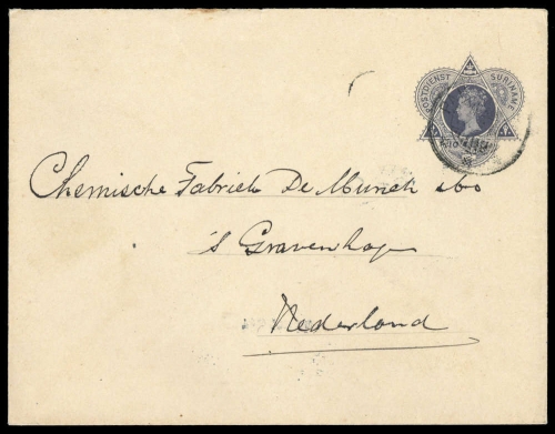 1905, Surinam, U 10, Brief