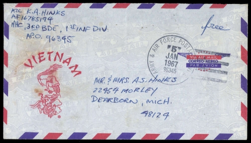 1967, Vietnam Süd, Brief
