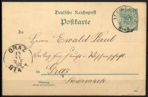 Altdeutschland Preussen, DR P 30, Brief
