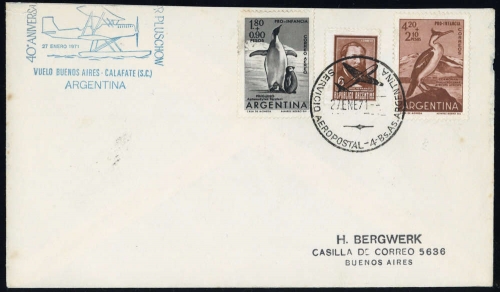 1971, Argentinien, 760-61 u.a., Brief