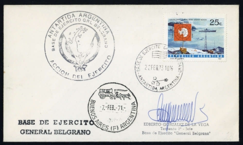 1971, Expeditionen,Antarktis,, Arg. 1123, Brief