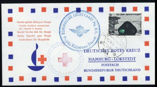1964, Int.Organisationen,Rotes Kreuz,Sonstige, Brief
