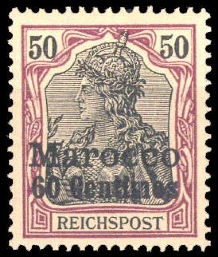 1900, Deutsche Auslandspost Marokko, 14, *