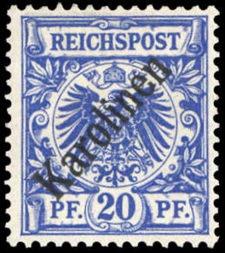 1899, Deutsche Kolonien Karolinen, 4 I, *
