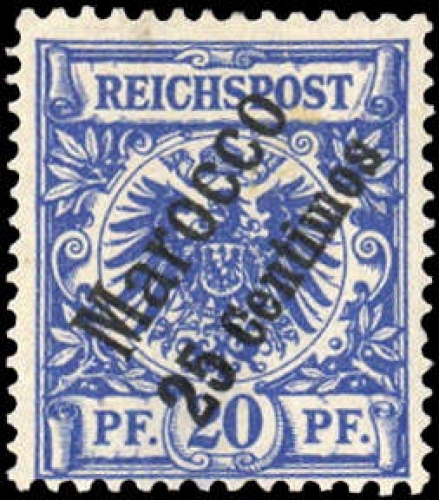 1899, Deutsche Auslandspost Marokko, 4, *