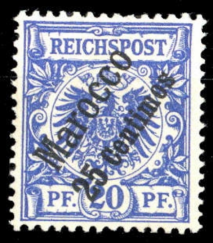 1899, Deutsche Auslandspost Marokko, 4, *