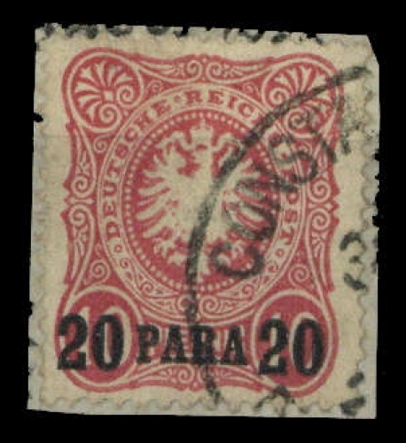1884, Deutsche Auslandspost Türkei, 2, Briefst.