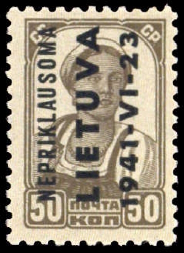 1941, Deutsche Besetzung II. WK Litauen, 7, **