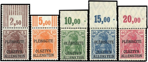 1920, Allenstein, II-VI OR Punkt, **