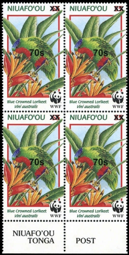1998, Niuafoou Inseln, 327 ÜD (4) UR, **