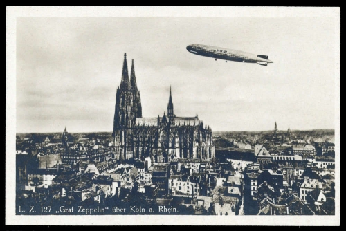 Zeppelin,Zeppelin Postkarten,LZ 127