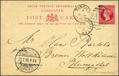 1895, Gibraltar, Brief