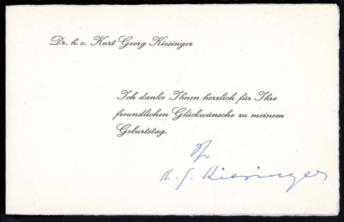 Ansichtskarten,Autographen,Politiker