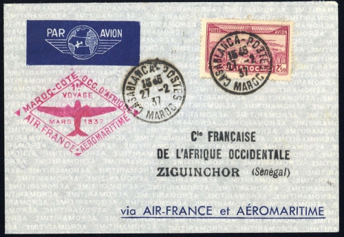 1937, Marokko, Brief