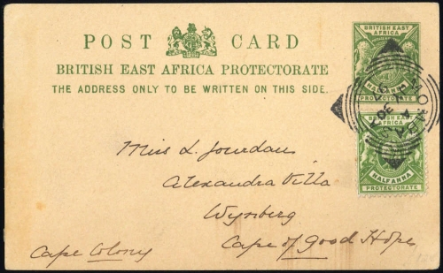 1897, Britisch Ostafrika, Brief