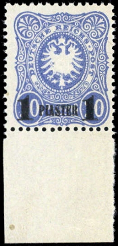 1884, Deutsche Auslandspost Türkei, 3 Na, **
