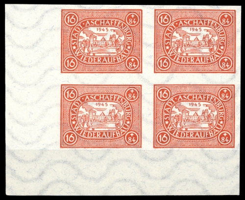 1946, Deutsche Lokalausgabe Aschaffenburg, III Bx (4), **