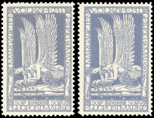 1912, Deutsches Reich, 4 a+b, **