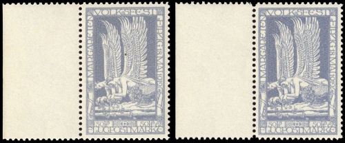 1912, Deutsches Reich, 4 a+b SR, **