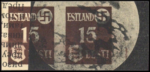 1941, Deutsche Besetzung II. WK Estland, 1 PU II (2)